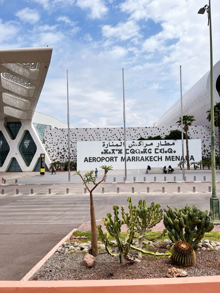 airport flying marrakech morocco travel… 1 1